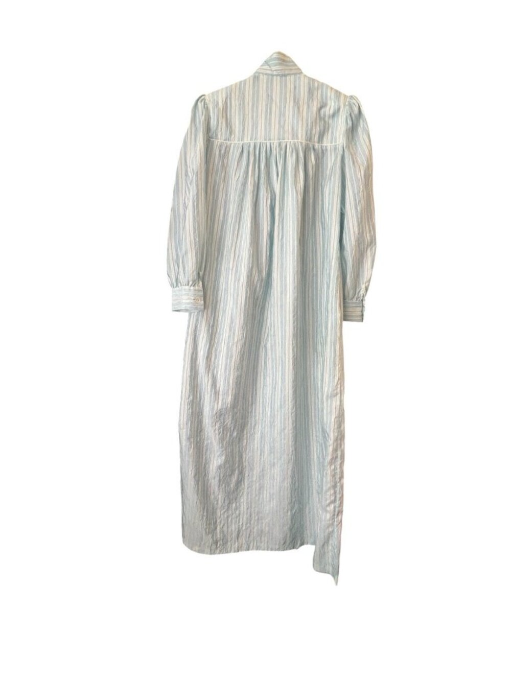 vtg Christian Dior Housedress Kaftan Nightgown Crinkle Satin Old Hollywood L - Picture 4 of 11